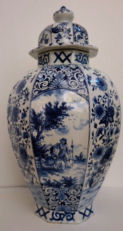 VASE "DELF" Monogrammé MB vers 1930-photo-2