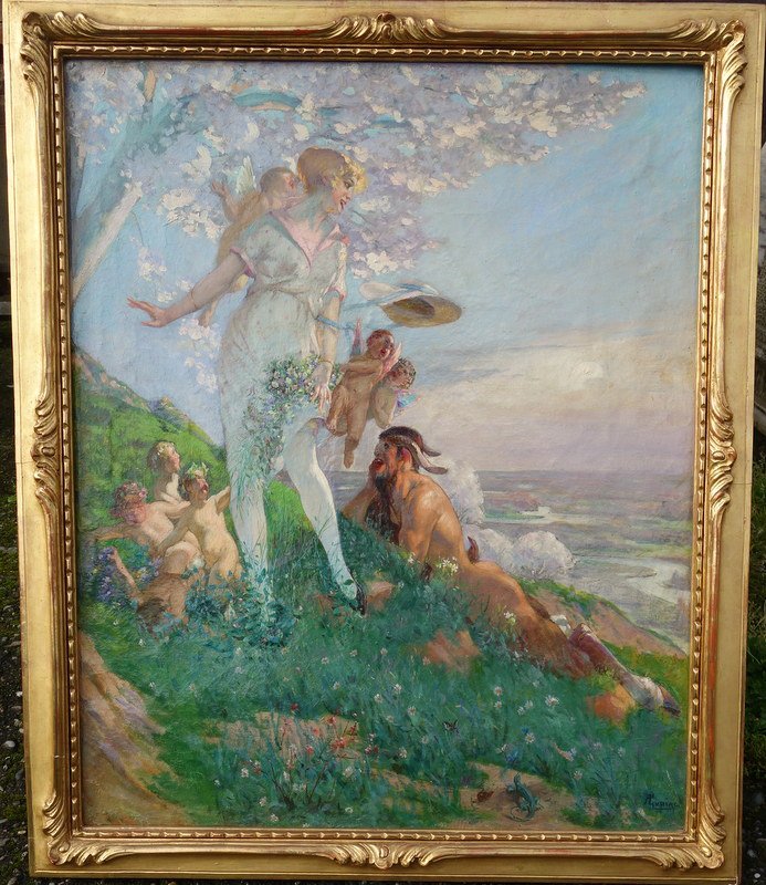 "spring" By André Pierre Lupiac, Circa 1930–35