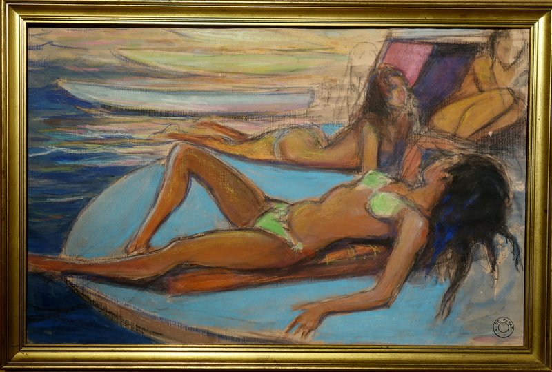 "BIKINIS a SAINT TROPEZ" par Aymeric de PANAT vers 1960