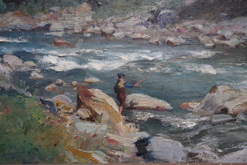 "Gave de Pau a GEDRE"en Bigorre par Gustave COLIN vers 1880-photo-4