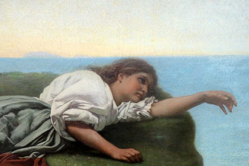 "melancolie" By Léopold Durangel ... 1882-photo-4