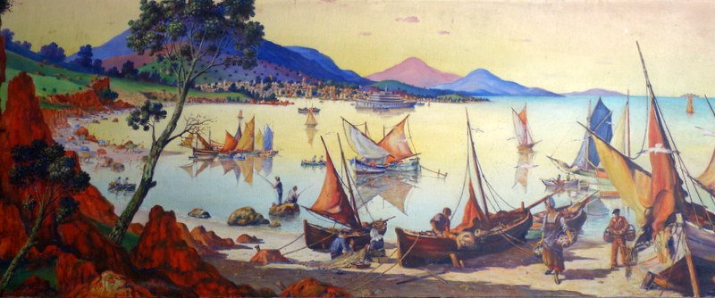 "CADAQUES" par U.IZQUIERDO CARVAJAL...1958