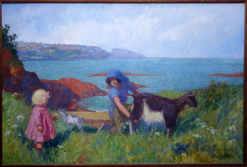 "Scéne Bucolique a JERSEY" par André LAGARRIGUE ,Mai 1914