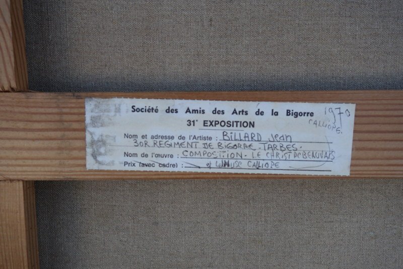 "the Christ Of Beauvais" By Jean Billard ... 1970-photo-3