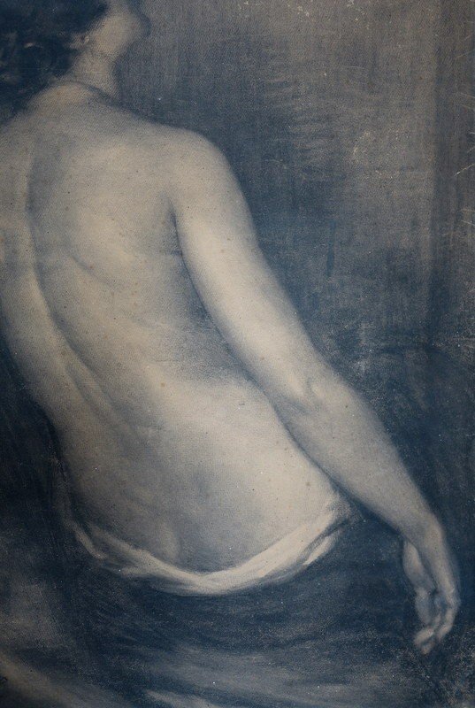 "back Of Woman" By Gustavo Gallardo Ruiz .... Rome 1918-photo-5