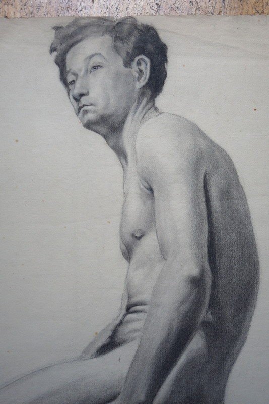 "Homme Nu" par Simone ROUSSELET vers 1935-photo-3