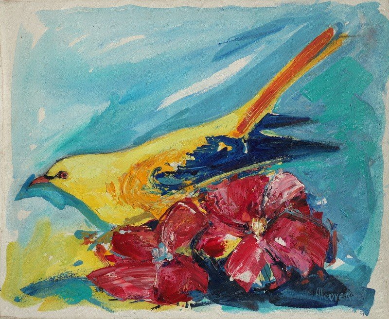 "le Loriot" By Jean Michel Alcoverro Around 1990/2000
