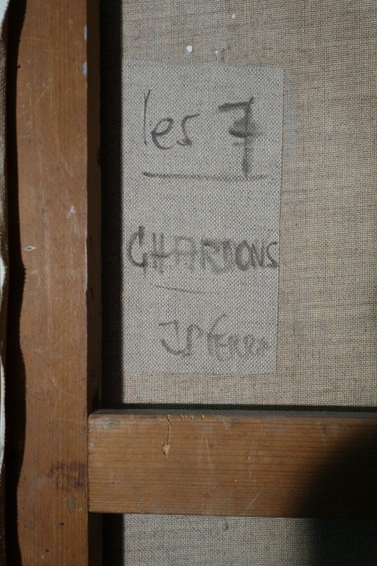 "Les 7 CHARDONS" par Jean Paul FERRON vers 1970/80-photo-4
