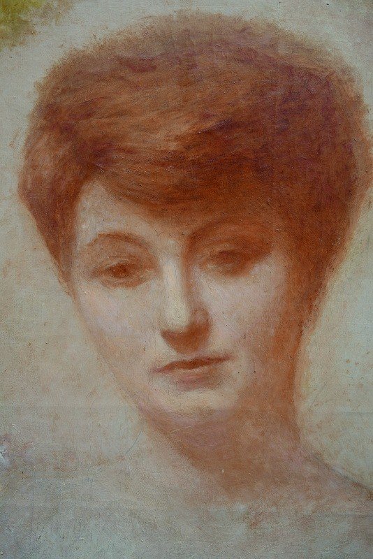 "PORTRAIT aux ROSES" par Achille CESBRON...1905-photo-1