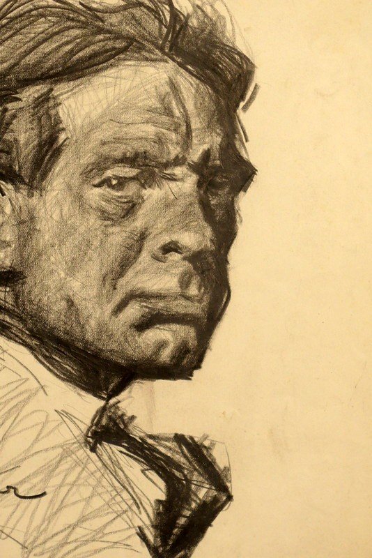 "self Portrait" Drawing By A.burger-photo-3