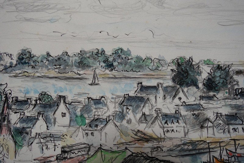 "loquivy From The Sea" By Charles Cachin...brittany 1987-photo-1
