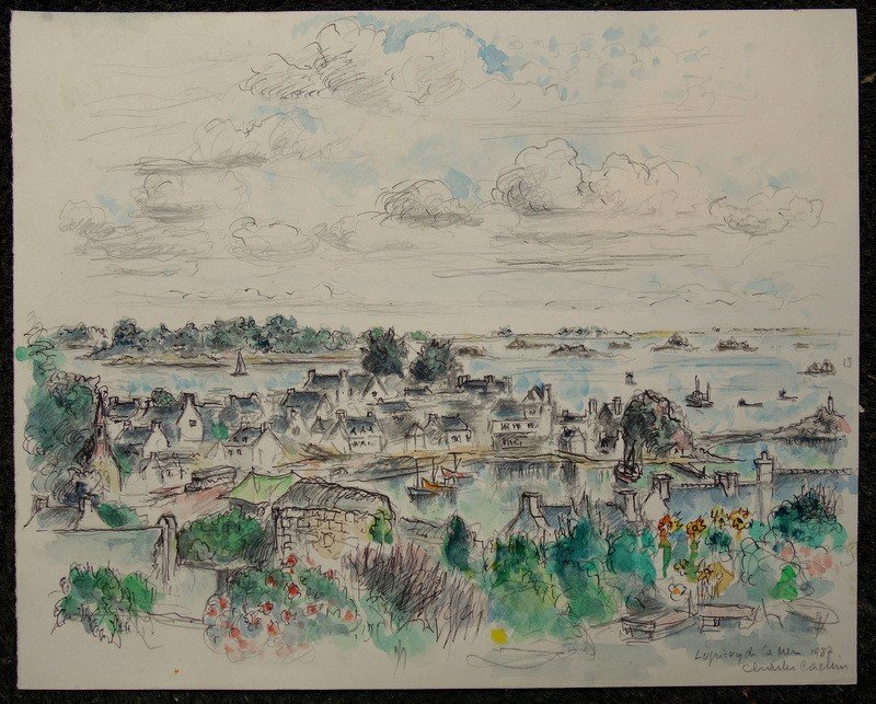 "loquivy From The Sea" By Charles Cachin...brittany 1987