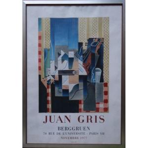 "VIOLON et GUITARE" Juan GRIS ...Lithographie..MOURLOT 1977