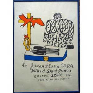 "Les FUNERAILLES de PAPA"  par NIKI de Saint PHALLE..1972