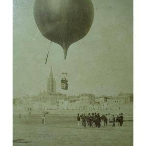 Photo "BALLON a TOULOUSE" Prairie de Filtres vers 1880/1900