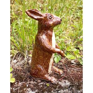 "rabbit" Stoneware By Guy Bernon ...la Borne Circa 1990