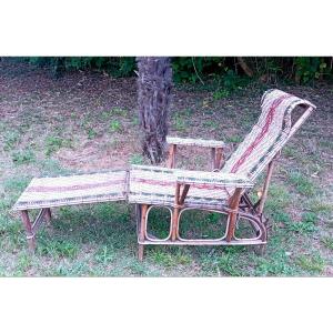 "chair Longue" Bamboo And Rattan ...1900