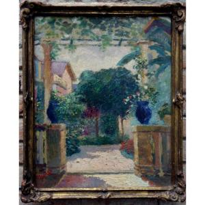 "the Pergola" By Ferdinand Scossa Around 1920