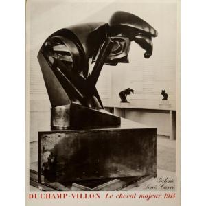 Poster "duchamp-villon" Mourlot, Galerie Louis Carre 1966