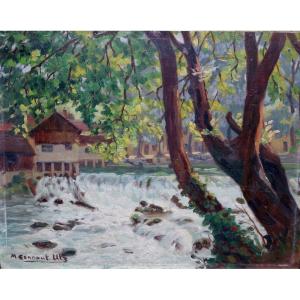 "riverbank" Location Illegible By Mr. Canaut-utz 