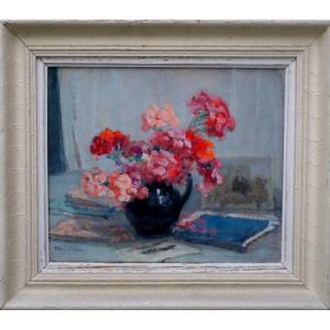 'christmas Geraniums' By Marie Reol