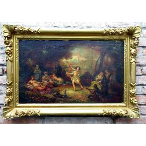 "DANSEUSE au HAREM" Attribué a Frederic BORGELLA vers 1880