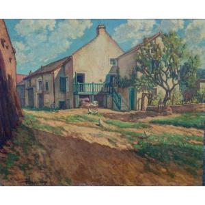 "REPOS et Jeux d'enfants " Raymond TURBEAUX  1930 en BOURGOGNE