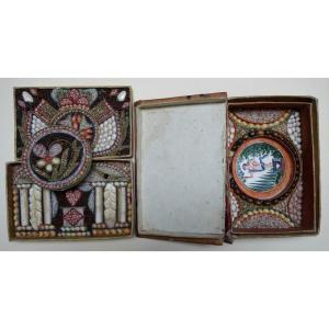 "SAILOR'S VALENTINE" CADEAU de SAINT VALENTIN.. 18/19 éme Siecle