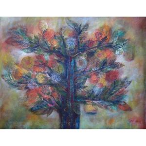 "L'ARBRE en FLEURS" par Serge ARNOUX vers 1960/70