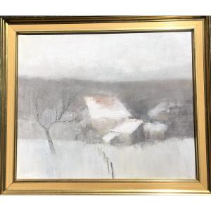 "PAYSAGE de NEIGE" par Jean Louis ROUGET