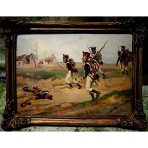 "l"ASSAUT" Infanterie NAPOLEONIENNE par Henri DUPRAY