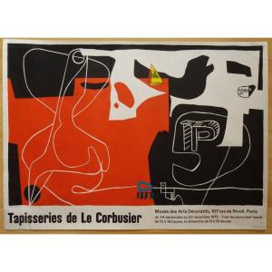 LITHOGRAPHIE "LE CORBUSIER"...Musée des ARTS DECORATIFS 1975