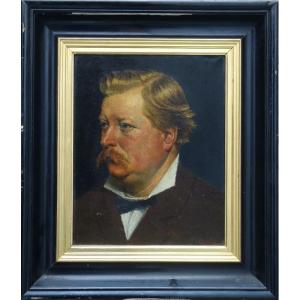 "PORTRAIT d'HOMME" par F.MERCIER vers 1890/1900