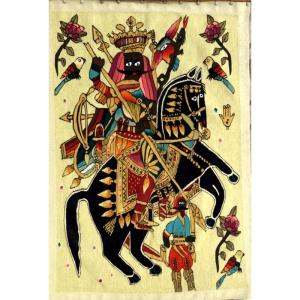 Tapestry "ahmed I Bey"...tunis 1979