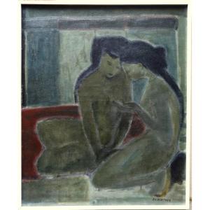 "two Naked Friends" By Daniel Schintone, Circa 1960–70