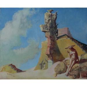 "nue Under The Ruins" By Antoine Ribet ..1981