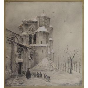  Carnet Dessins (Colin), Gravures (Deveria) 37 Feuilles ,1830/1840
