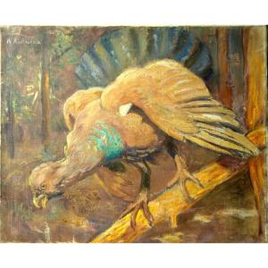 "TETRAS Branché " par Alfred ANDRIEUX vers 1925/30