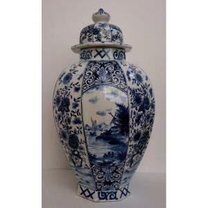 VASE "DELF" Monogrammé MB vers 1930