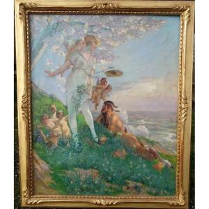 "Le PRINTEMPS" par André Pierre LUPIAC vers 1930/35