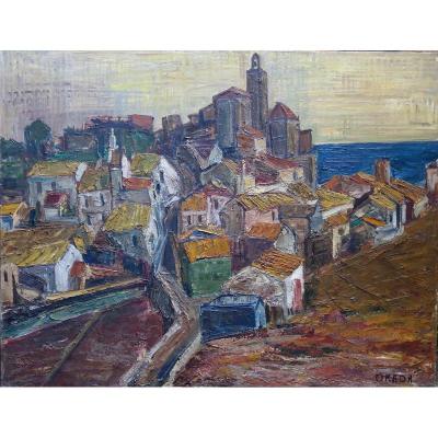 "CADAQUES" par Matasaburo OKADA.....vers 1960/65