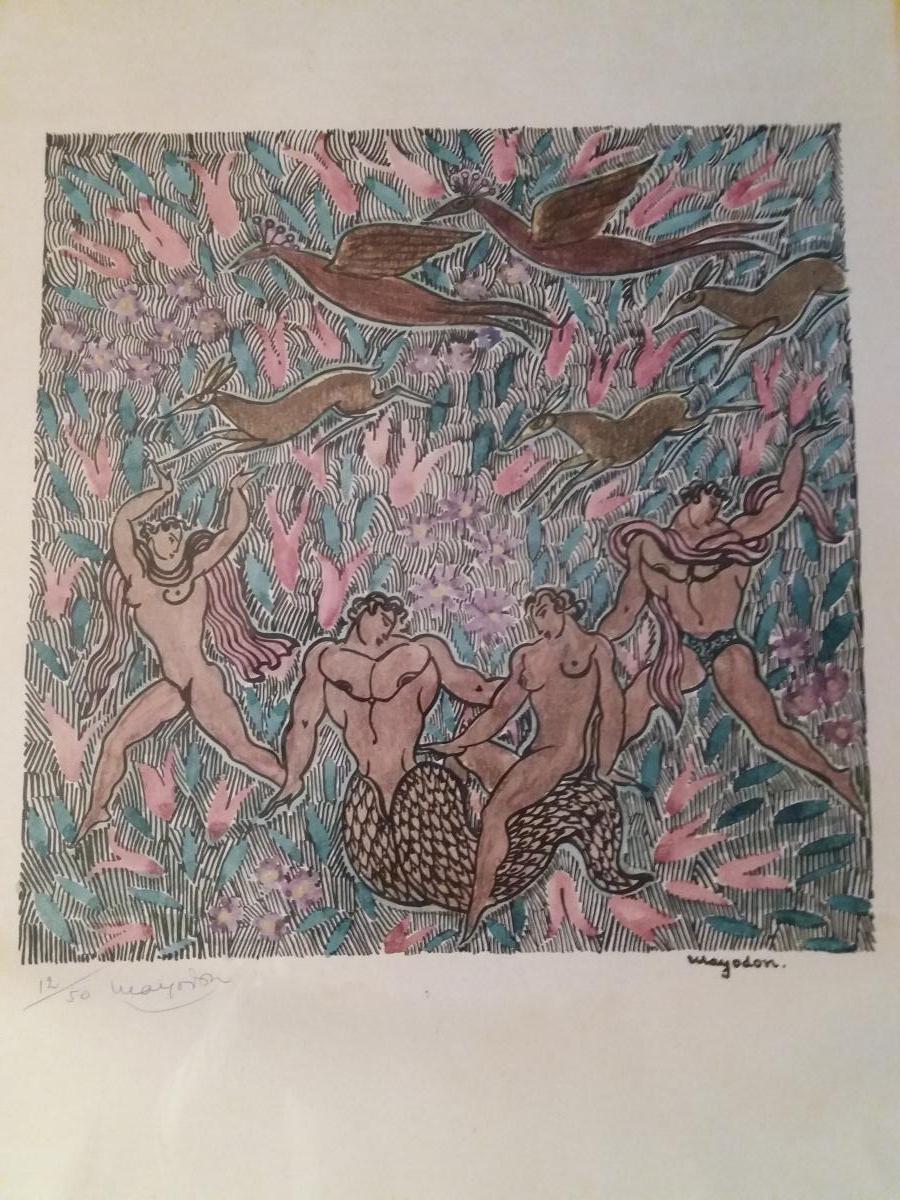 Jean Mayodon: Lithography-photo-2