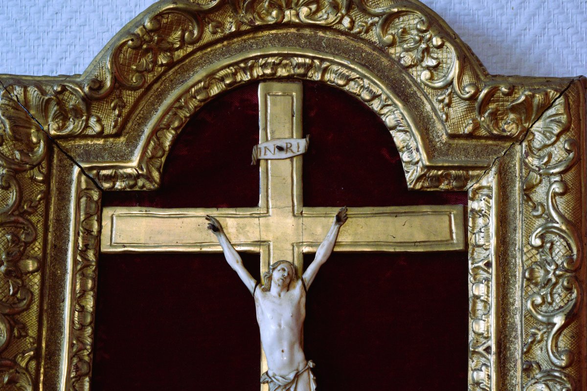 Crucifix Époque Louis XIV-photo-2