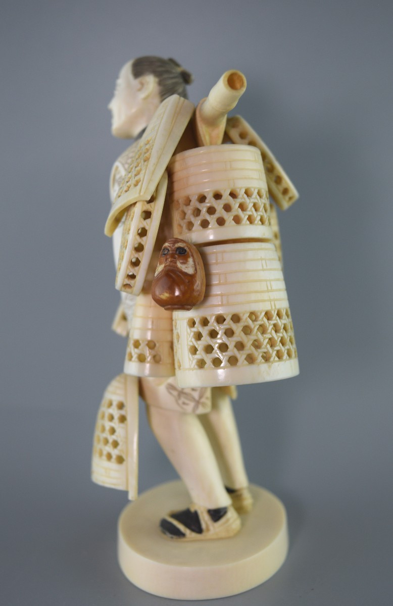 L'Optimisme en Ivoire Sculpté-photo-3