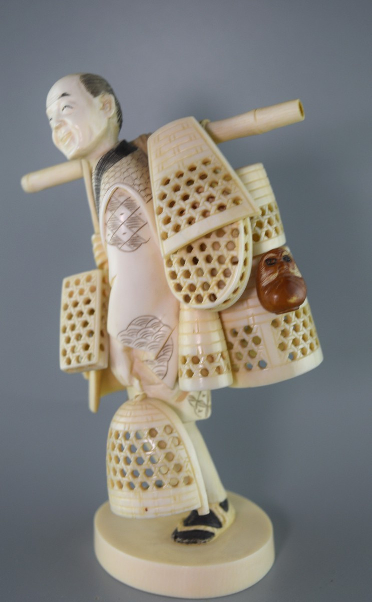 L'Optimisme en Ivoire Sculpté-photo-4