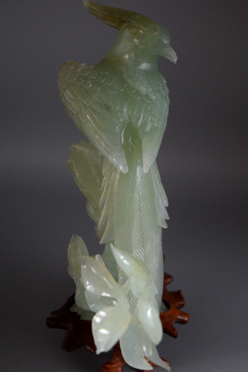 Élégance Céleste Deux Rois des Oiseaux Perchés sur une Branche Fleurie-photo-3