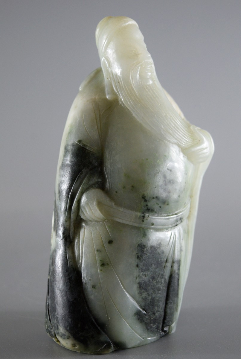 Sage oriental en jade bicolore-photo-2