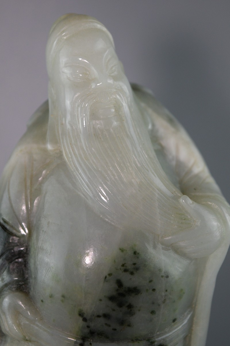 Sage oriental en jade bicolore-photo-3