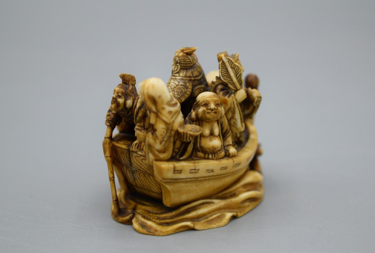 The Seven Gods Of Happiness On The Takarabune Meiji-photo-5