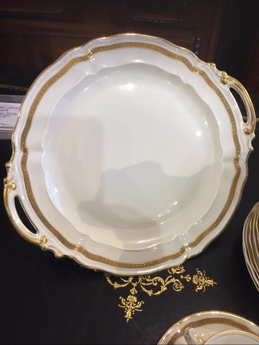 Service à Café Thé En Porcelaine De Limoges Par Bernardaud-photo-1